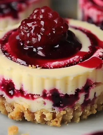 Berry Swirl Cheesecake Bites