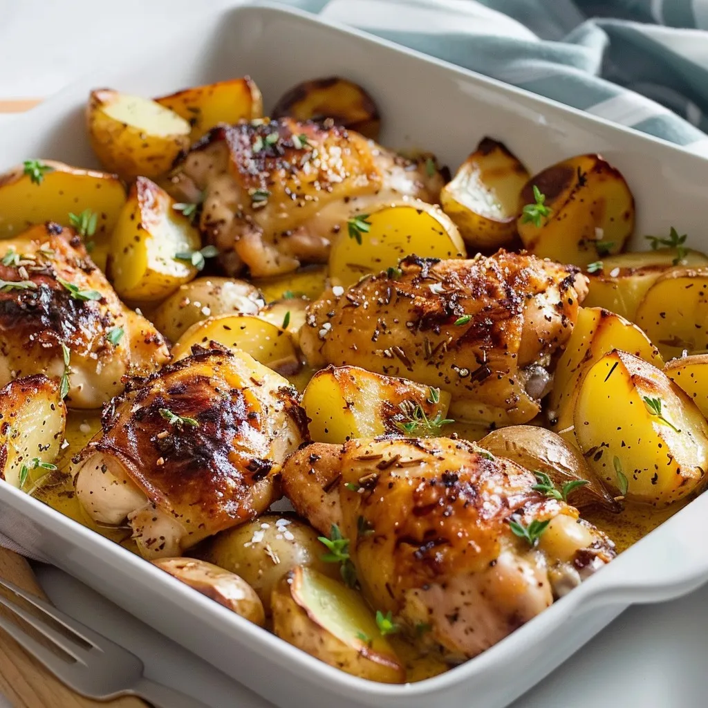 Greek Lemon Chicken and Potatoes