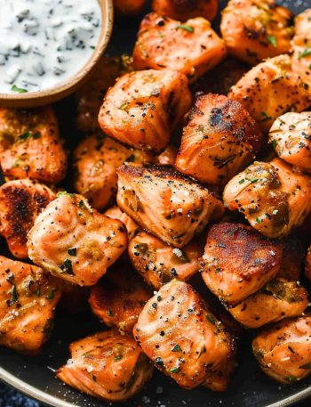 Air Fryer Salmon Bites