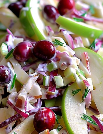 Apple Cranberry Coleslaw