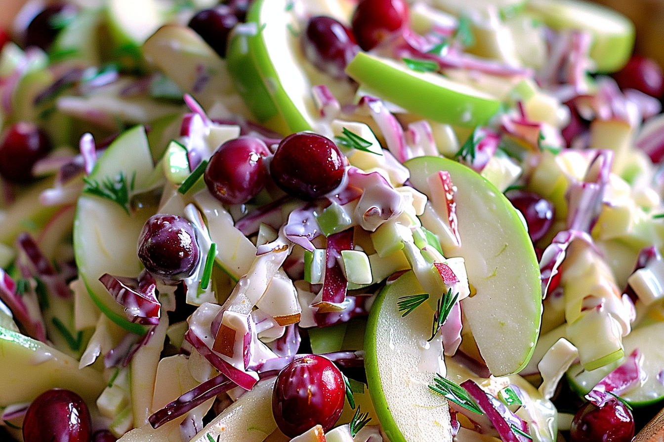 Apple Cranberry Coleslaw