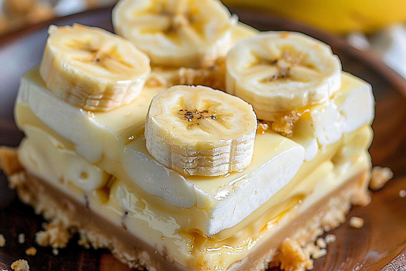 Banana Pudding Cheesecake Bars