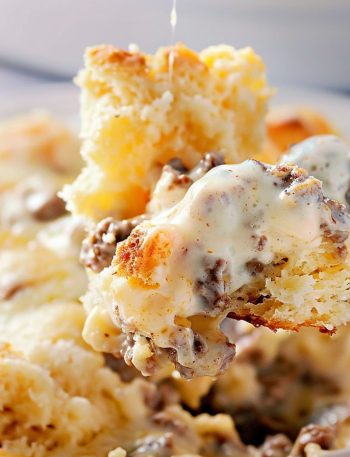 Biscuits and Gravy Casserole