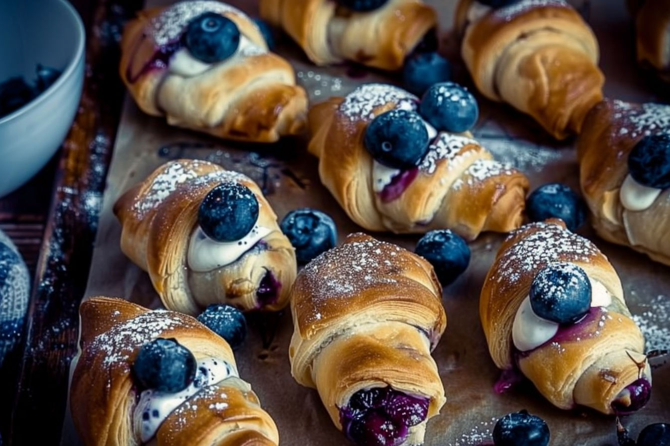 Blueberry Cheesecake Rolls