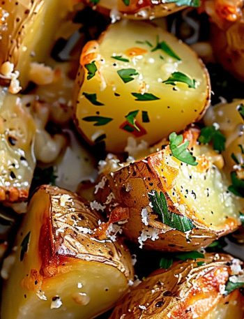 Browned Butter Roasted Potatoes with Parmesan