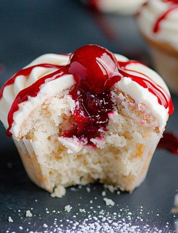 Cherry Pie Cupcakes