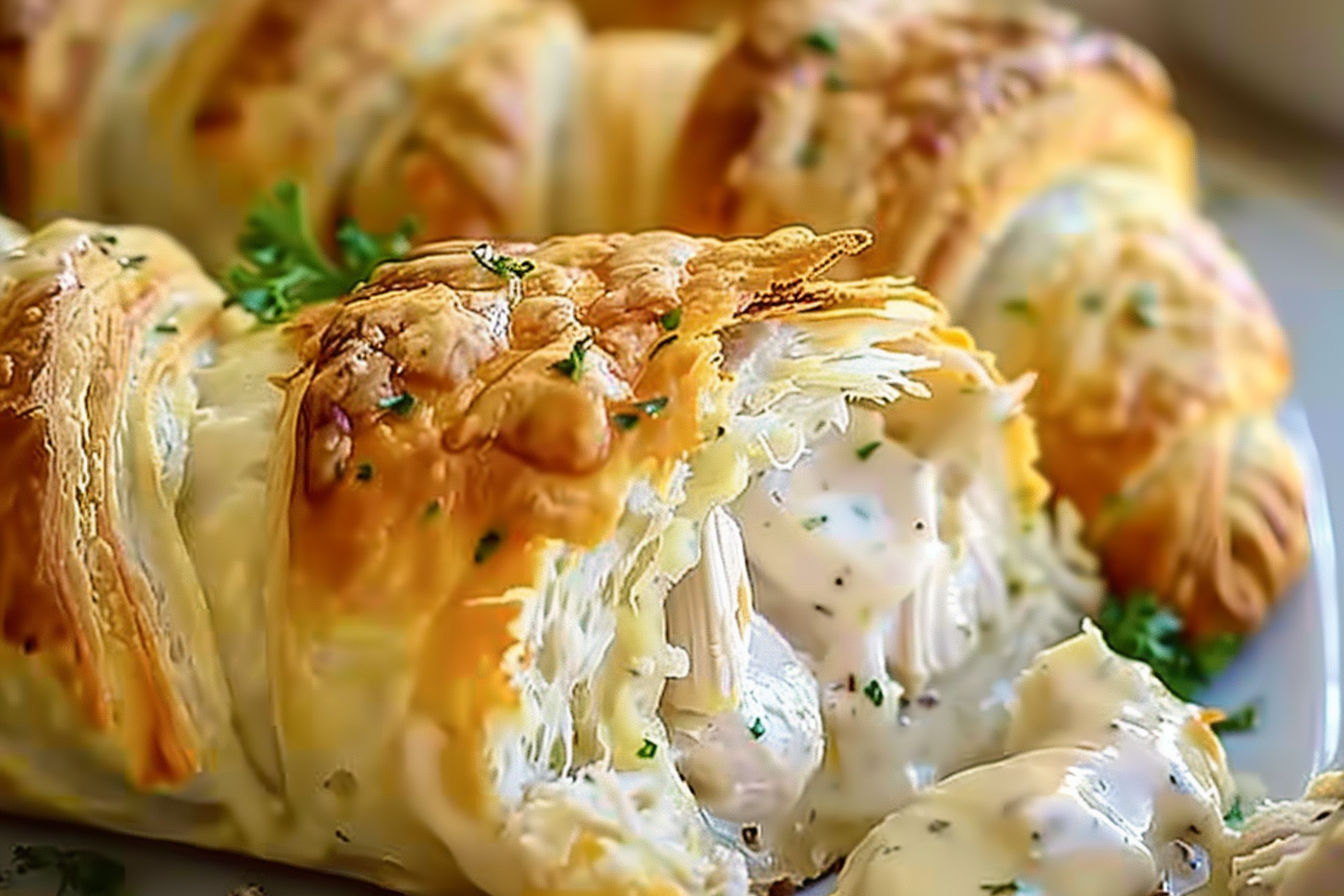 Chicken Stuffed Crescent Rolls