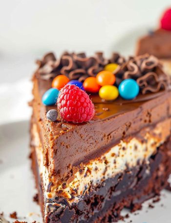 Cosmic Brownie Cheesecake