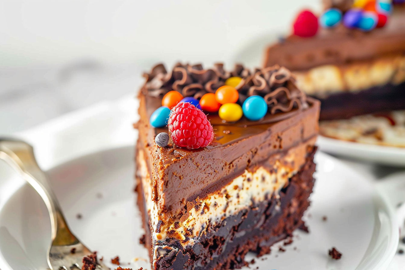 Cosmic Brownie Cheesecake