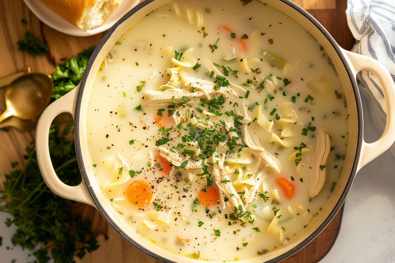 Creamy Chicken Noodle Soup