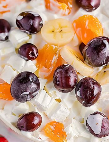 Creamy fruit salad