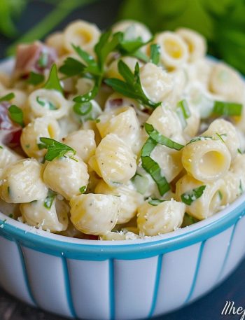 Creamy Parmesan Pasta Salad