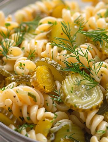 Dill Pickle Pasta Salad