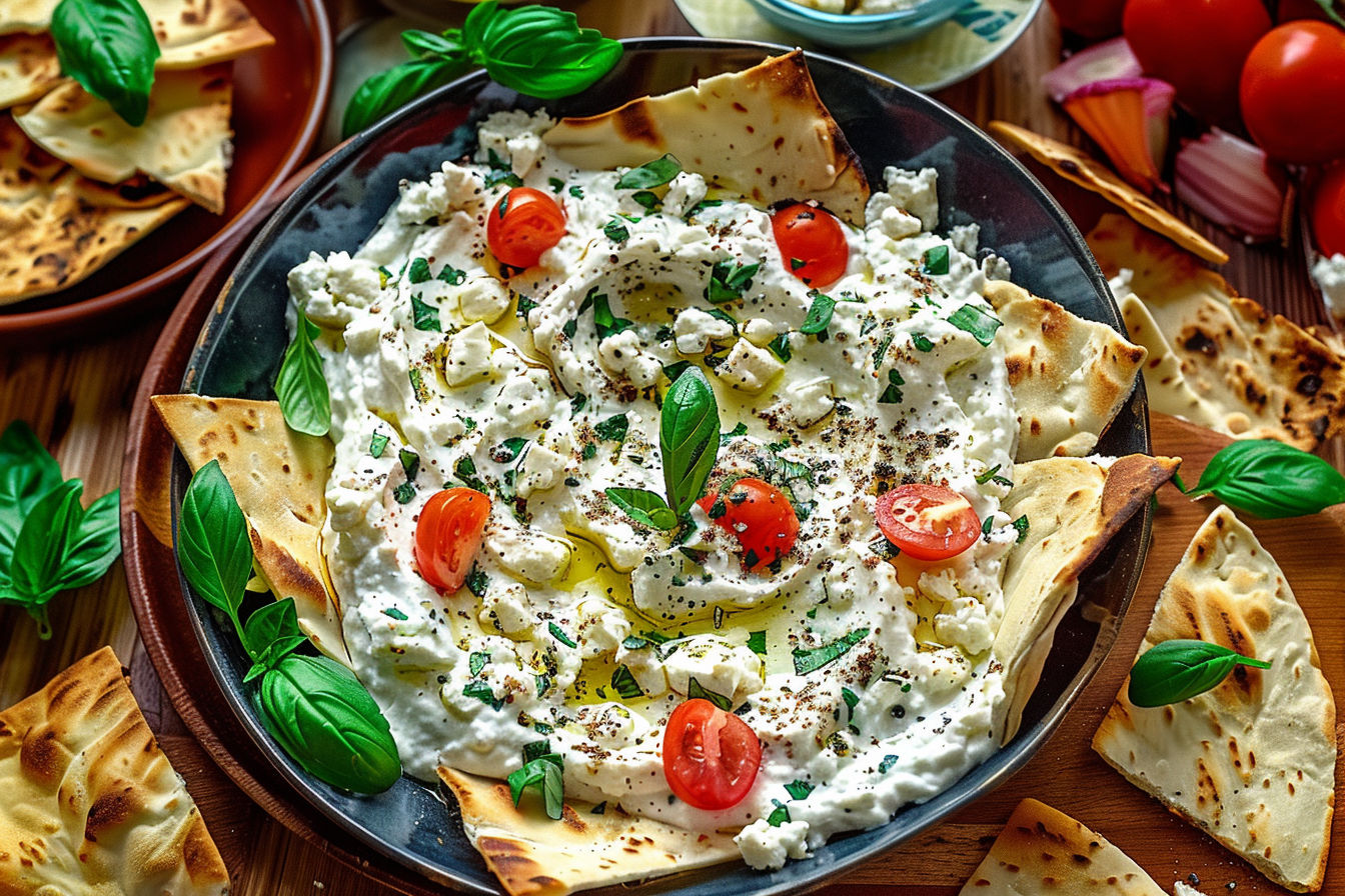 Garlicky Feta Dip