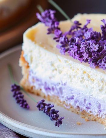 Honey Lavender Cheesecake