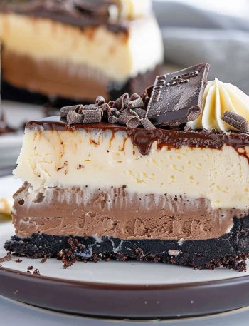 Layered Chocolate Cheesecake