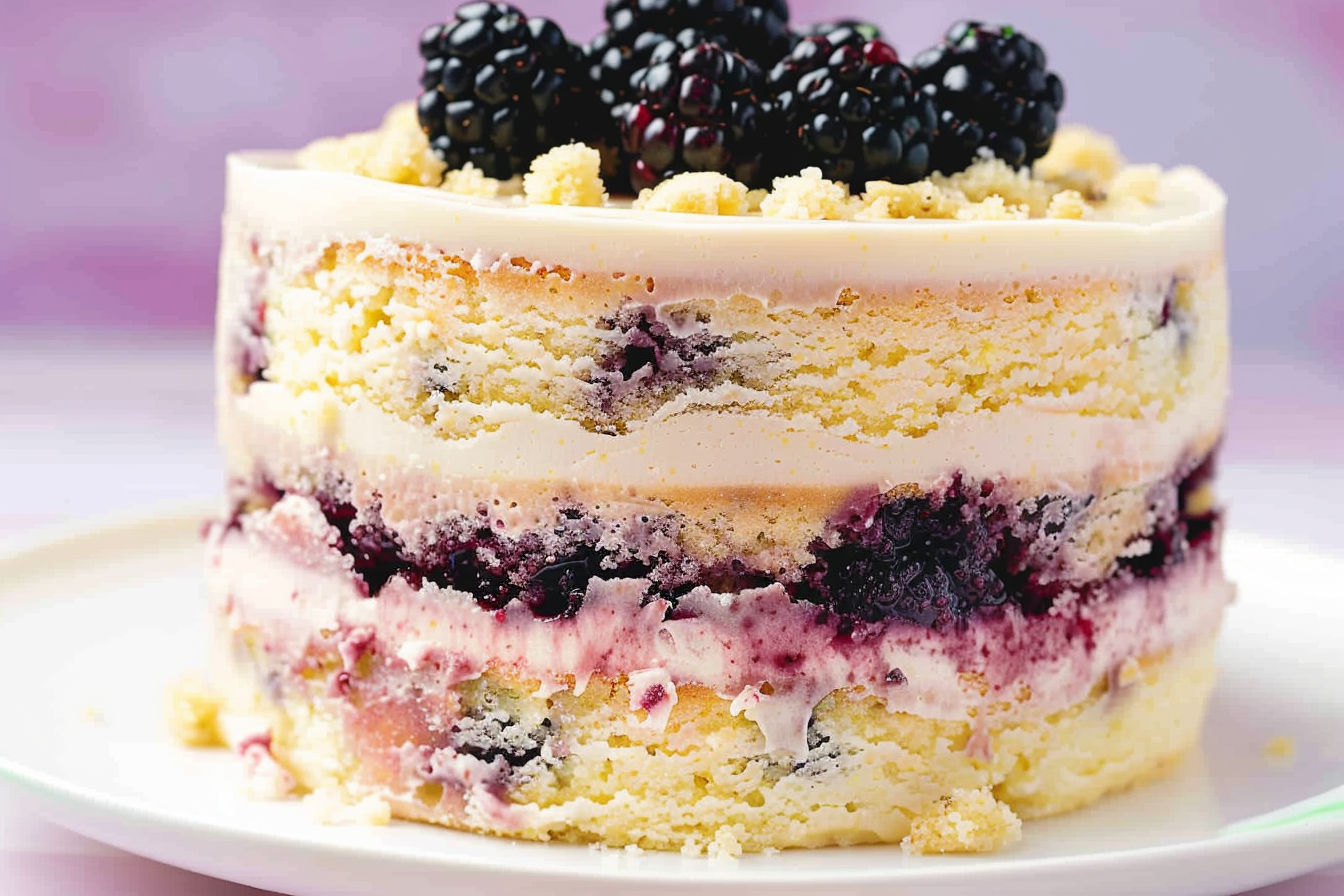 Lemon Blackberry Cake