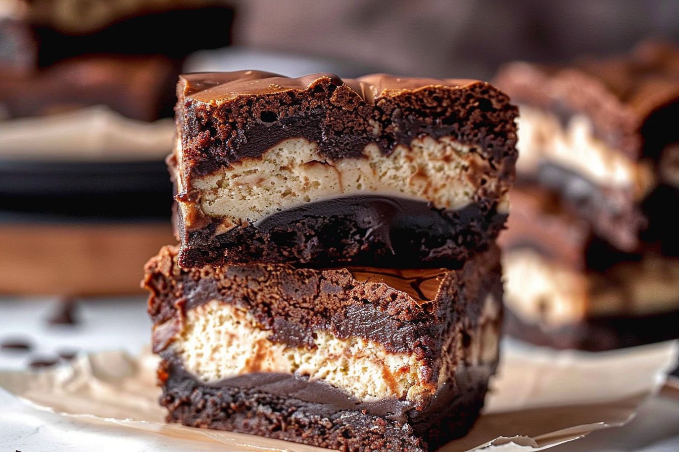 Mocha Cheesecake Brownies