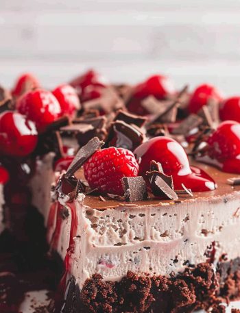 No-Bake Black Forest Cheesecake