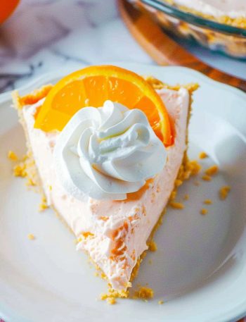 No-Bake Orange Creamsicle Pie