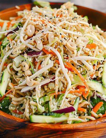 Oriental Salad with Ramen Noodles