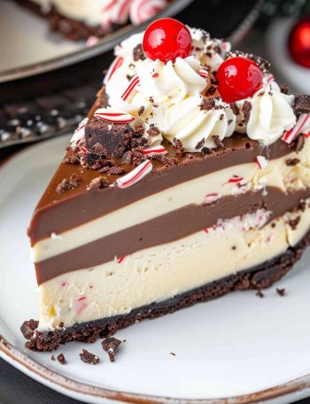 Peppermint Bark Cheesecake