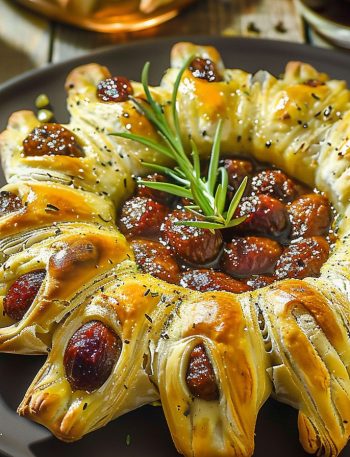 Pigs in a Blanket Baked Brie