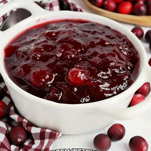 Slow Cooker Cranberry Sauce