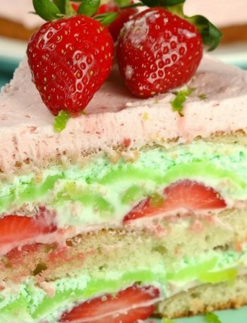 Strawberry Lime Cake