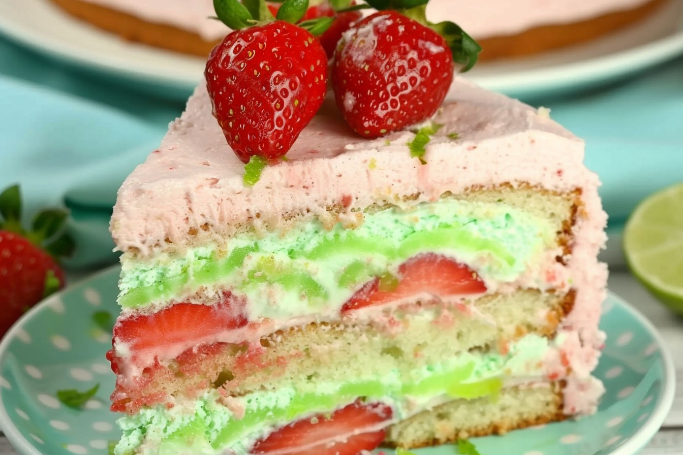 Strawberry Lime Cake