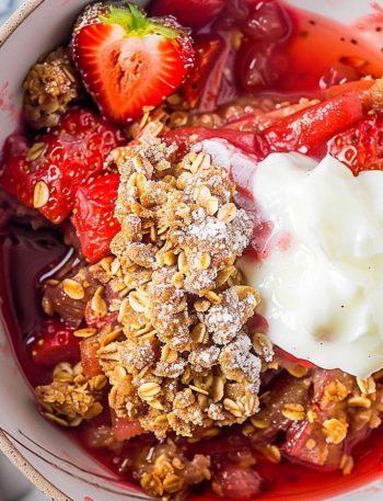 Strawberry Rhubarb Crisp