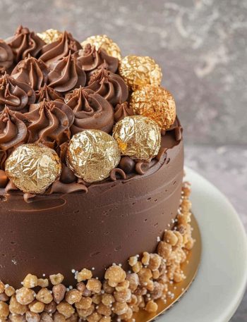 The BEST Ferrero Rocher cake