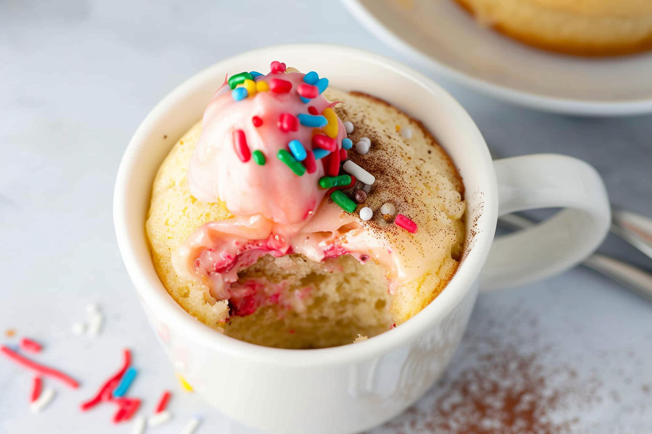 Vanilla Mug Cake Mix Mirth