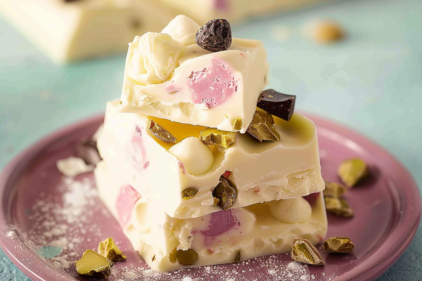 White chocalate rocky road