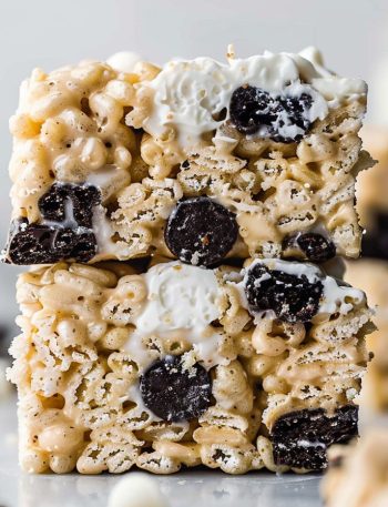 Cookies and Cream Rice Krispie Treats