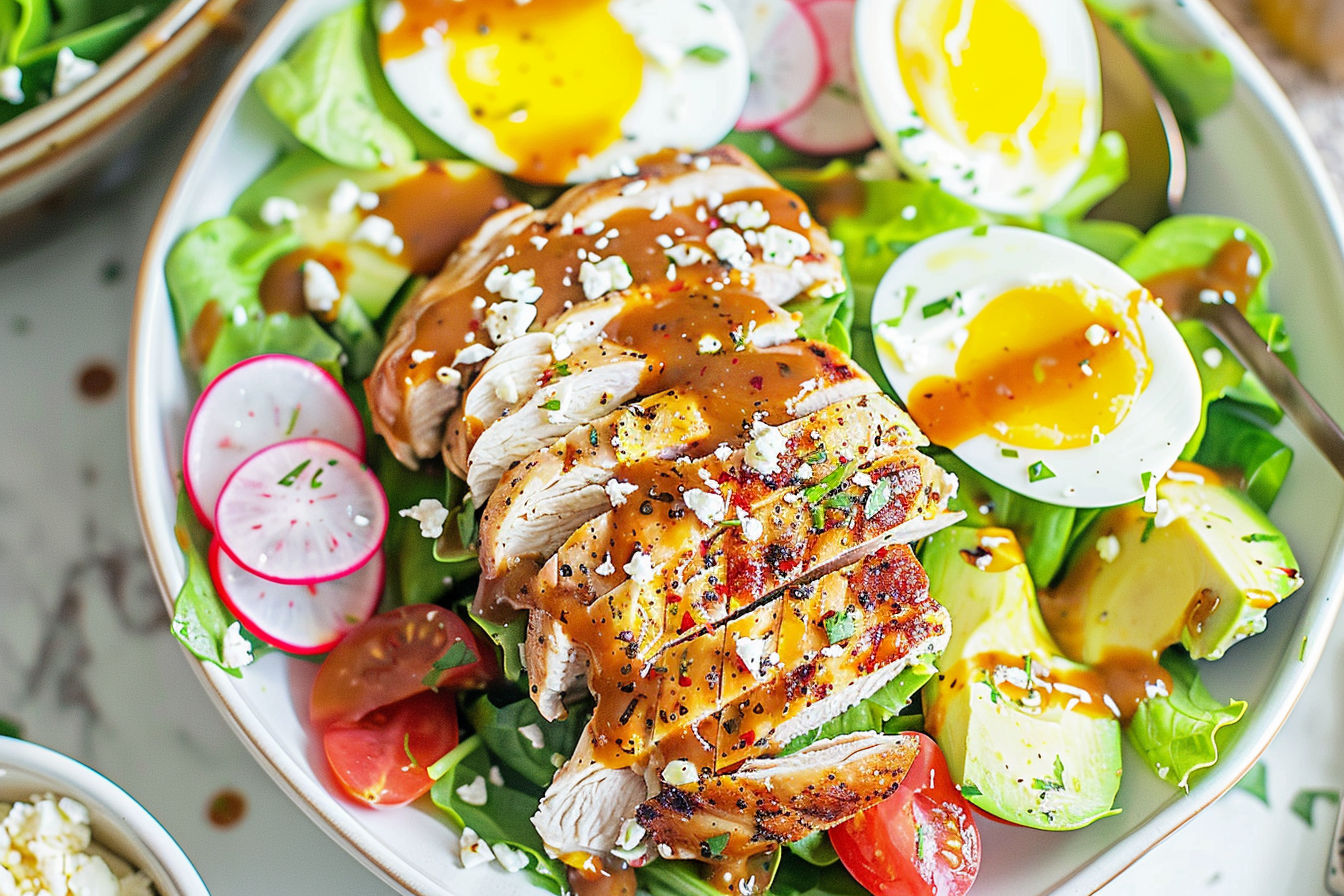 Herb Chicken Cobb Salad - Mix Mirth