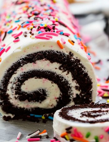 Ice Cream cake roll