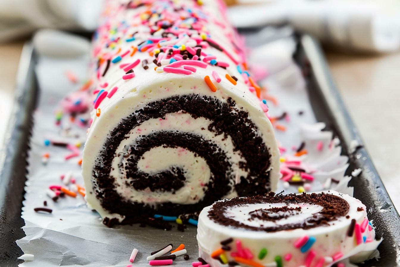 Ice Cream cake roll