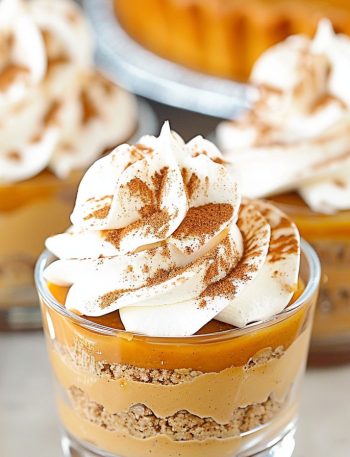 Mini No Bake Pumpkin Pies