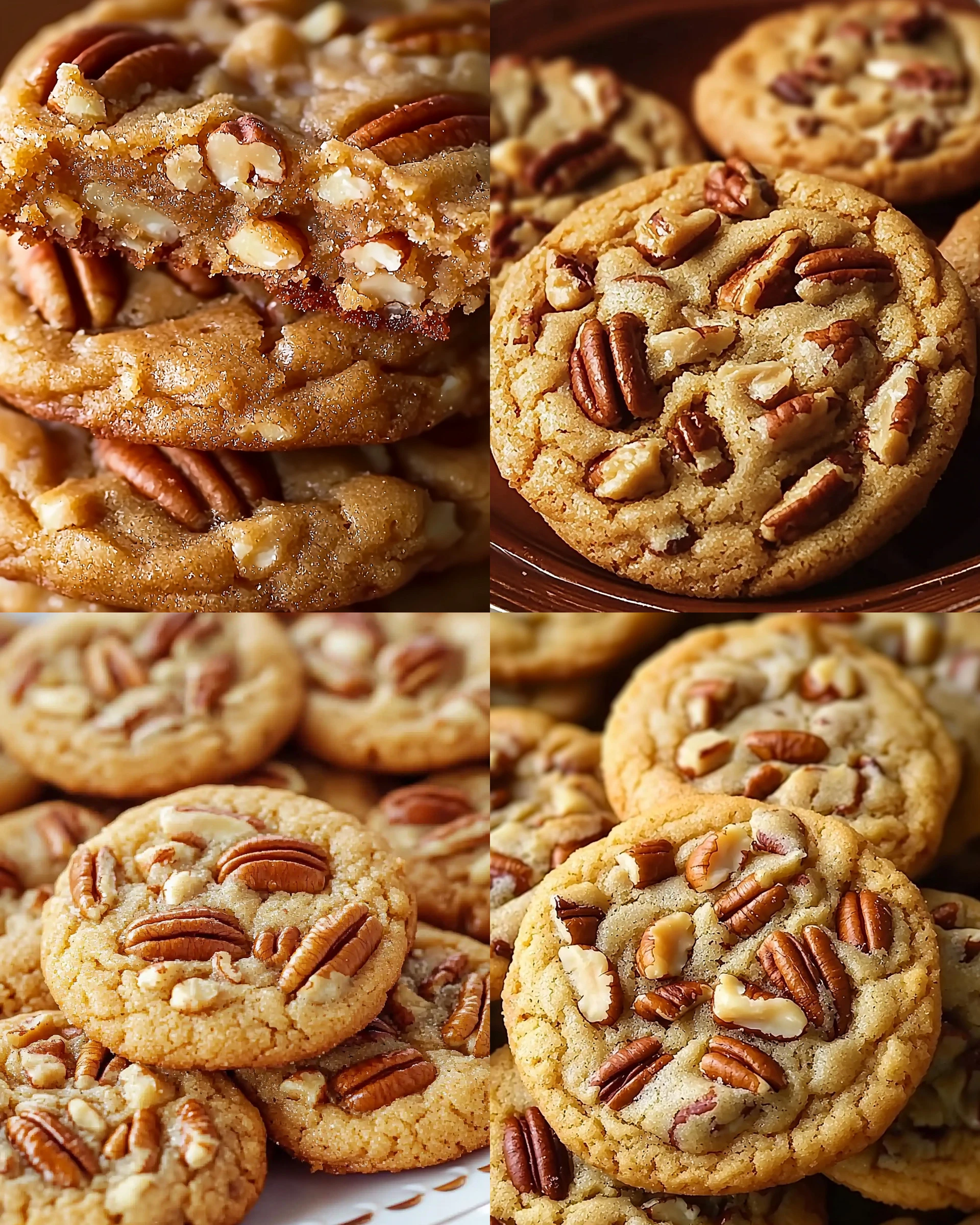 Deliciously rich and buttery cookies with a nutty crunch