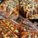 Cheesy Garbage Bread Delight