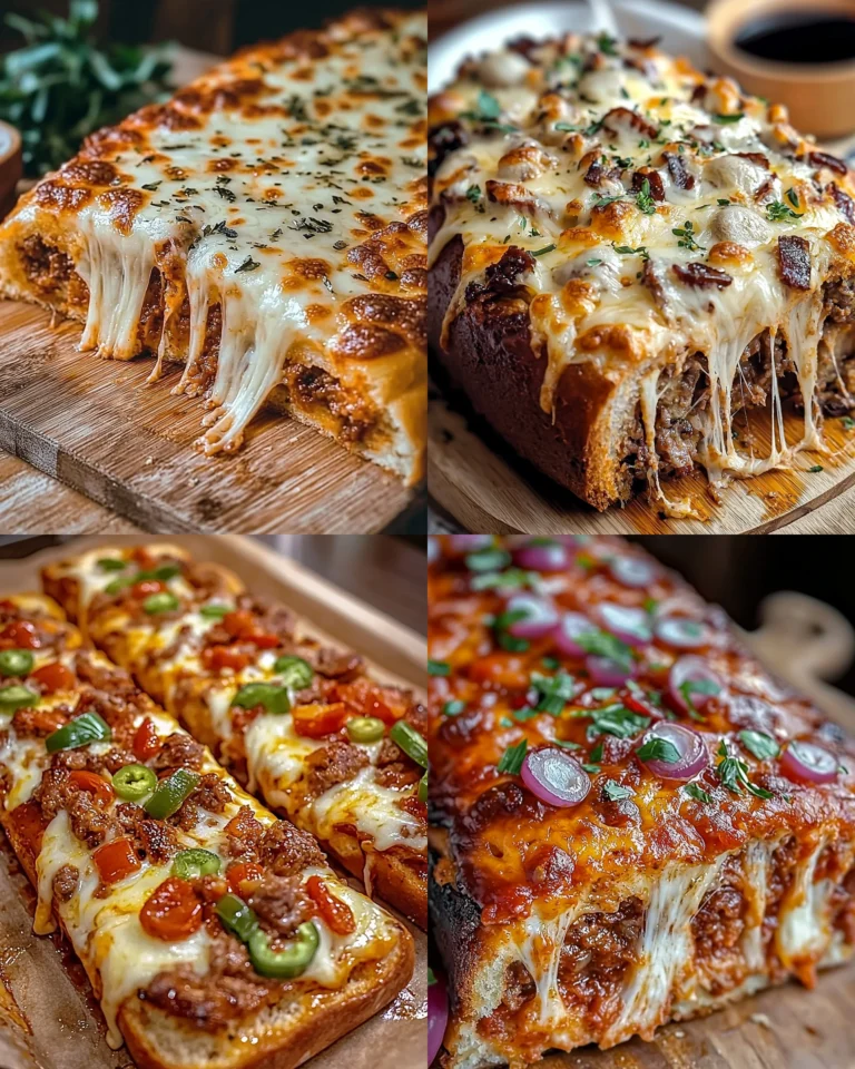 Cheesy Garbage Bread Delight