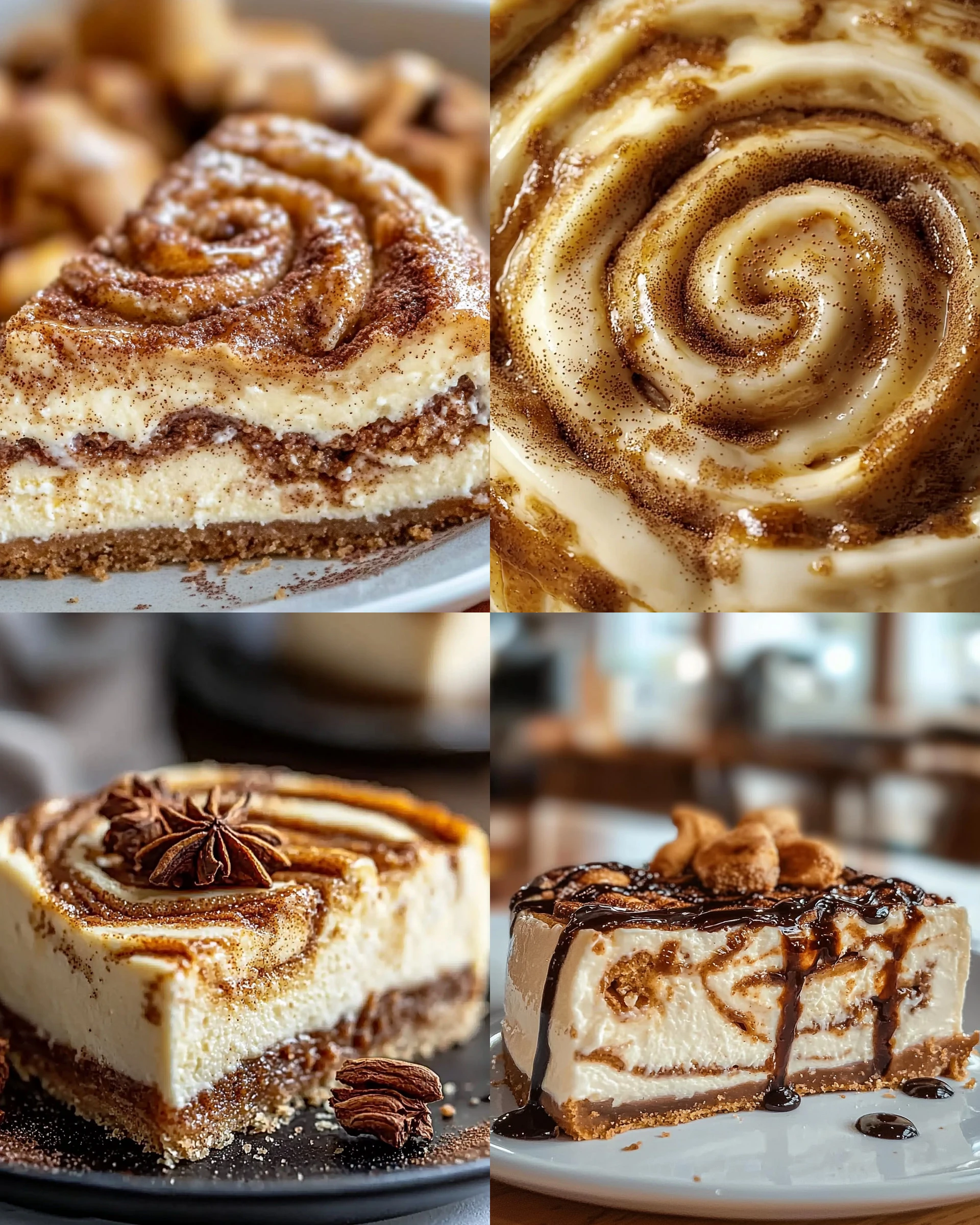 A Delightful Fusion of Cinnamon Rolls and Cheesecake