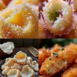 Crispy Cauliflower Bites with Parmesan served on a platter