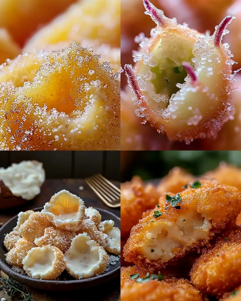 Crispy Cauliflower Bites with Parmesan served on a platter