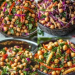 Crunchy Thai Chickpea Salad with fresh veggies and herbs