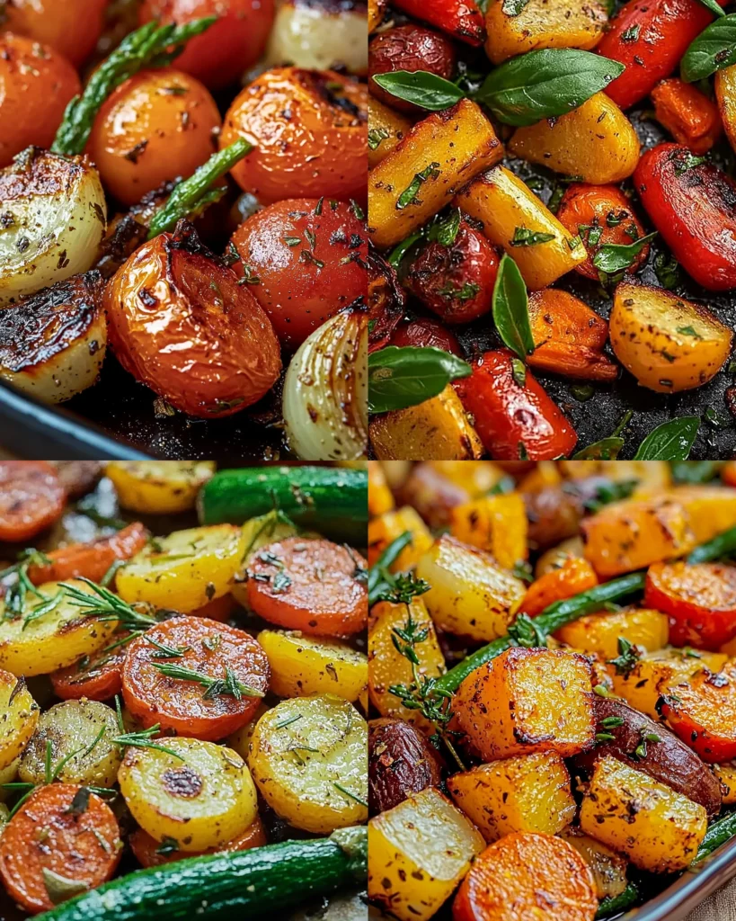 Garlic Herb Roasted Veggies