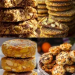 A plate of healthy cookies without flour or sugar, perfect for guilt-free snacking.