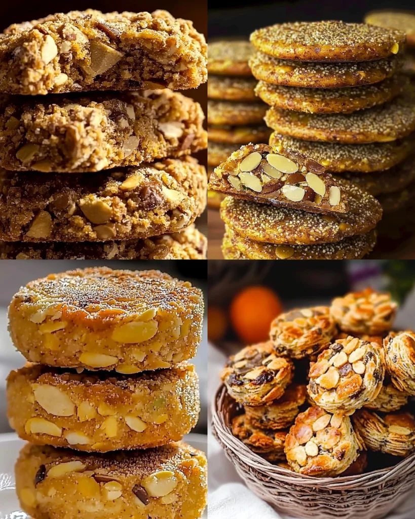 A plate of healthy cookies without flour or sugar, perfect for guilt-free snacking.