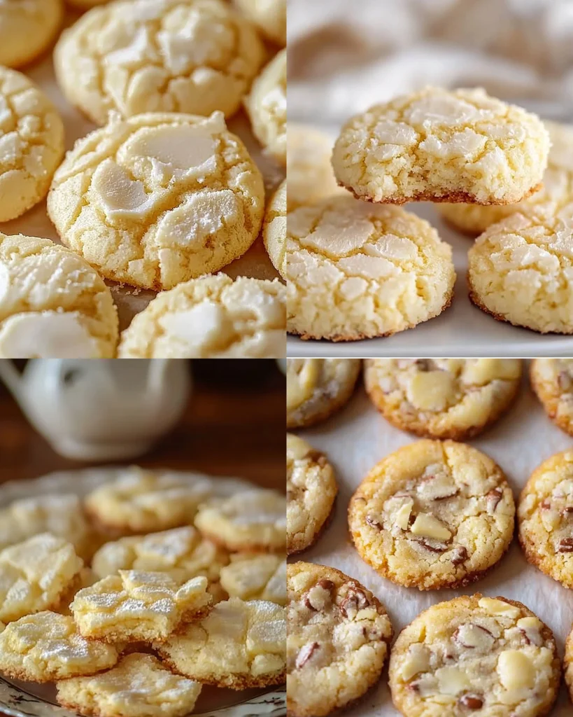 Plate of delicious Kentucky Butter Cake Cookies with a buttery glaze